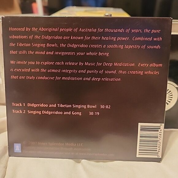 Didgeridoo & Tibetan Singing Bowl by Various (CD, 2012) - Picture 2 of 3